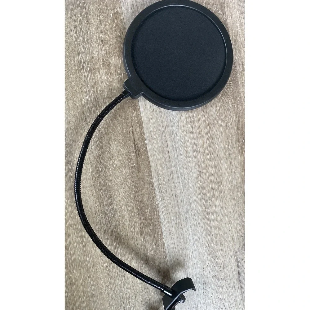 Microphone Pop Filter Black For Recording